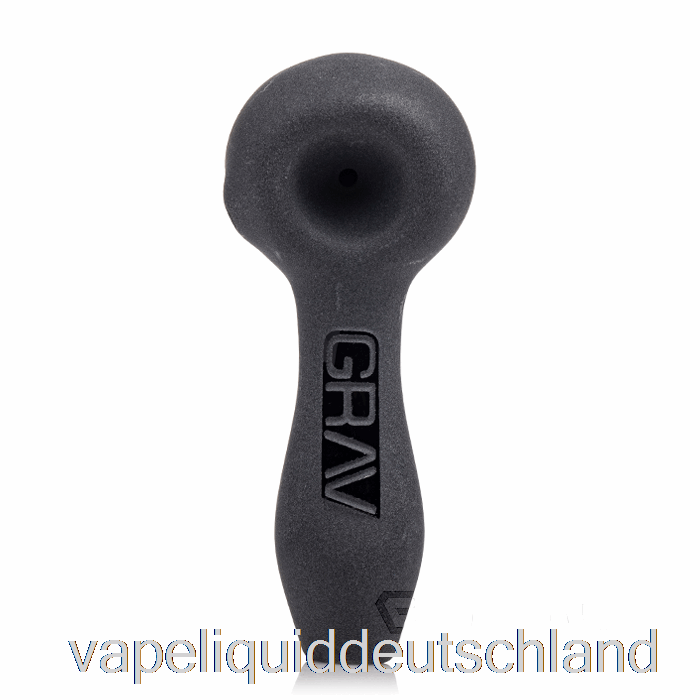 Grav Sandgestrahlter Löffel, Schwarze Vape-Flüssigkeit